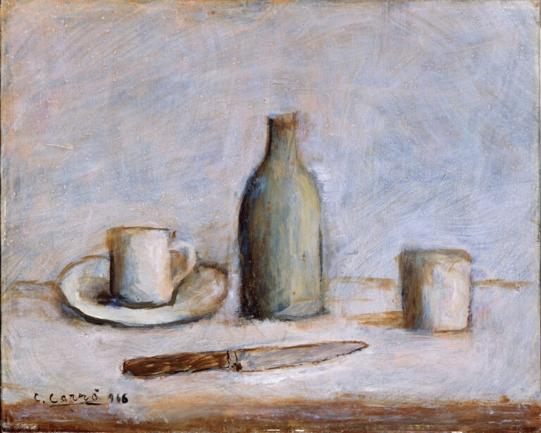 Carlo Carrà, Enzo Cacciola, @parallel.fbx. Dal Novecento al contemporaneo: il colore diventa materia e I.A.
